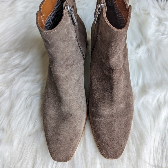 Aquatalia Suede Leather Ankle Boots - Picture 7 of 15